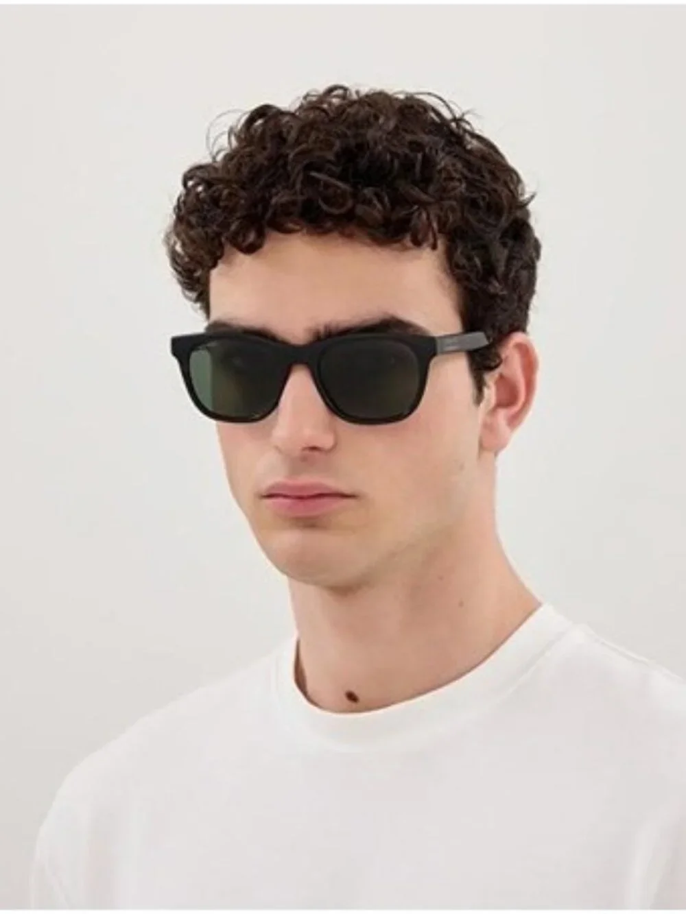 Gucci GG1985S 002 Sunglasses Havana Square Frame, Green Lenses